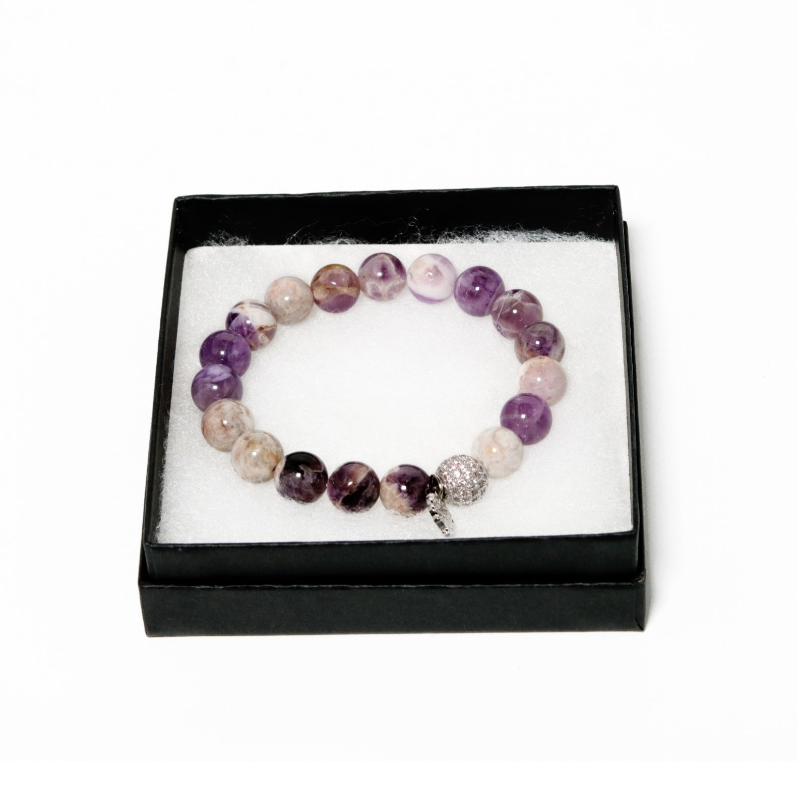 smoky amethyst bracelet purple
