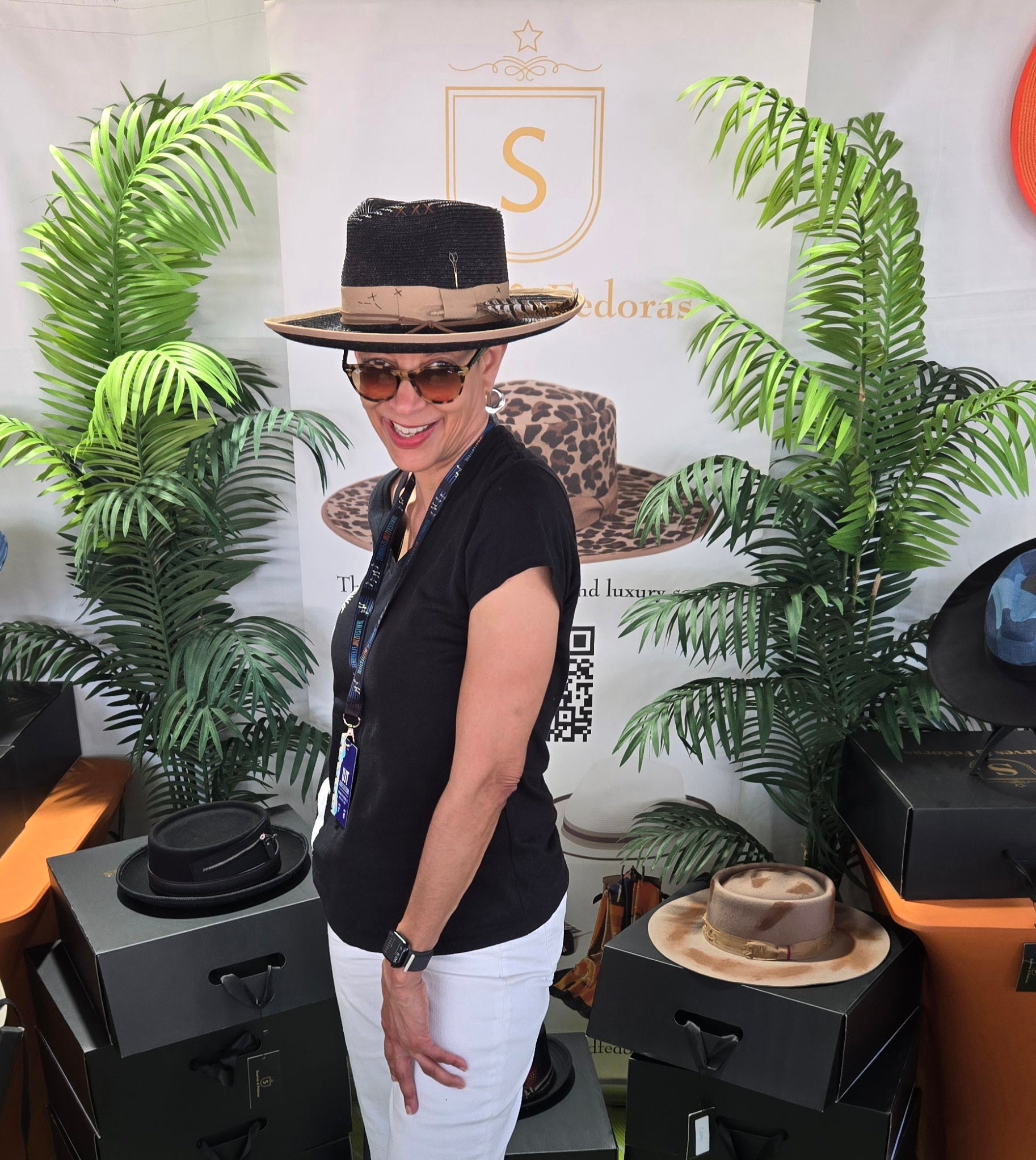 Lancaster Tan Fedora with Attached Matching Scarf Auld Stock Gamebird Fedora | Campbell main image 3