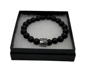 Black masonic bracelet