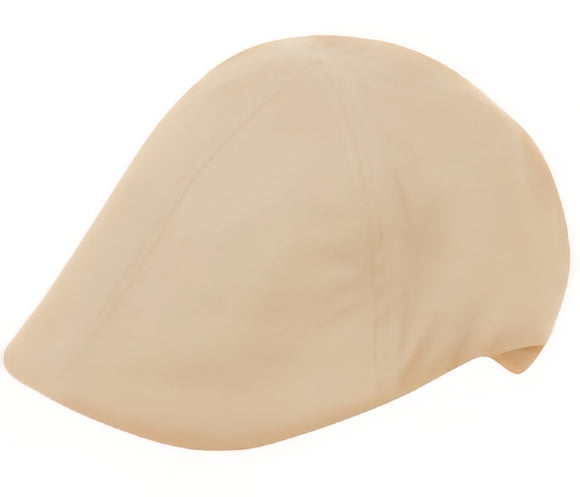Cream duckbill hat