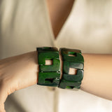 GEOMETRIC TAGUA NUT BRACELETS