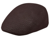 Brown mesh ivy cap