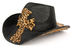 LEOPARD print cowboy hat