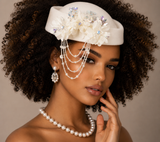 BLOSSOM PEARL FASCINATOR