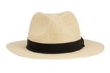 Light Brown Straw Fedora