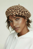 FRENCH LEOPARD BERET