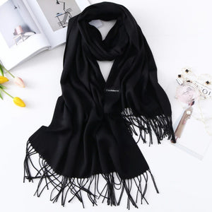cashmere blend extra long scarf/shawl watermelon
