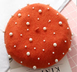 pearl berets orange