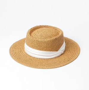 neola| pork pie straw collection aquamarine/green / m/l 56-58cm