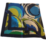 Blue Silk Scarf