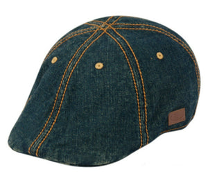 denim|duckbill ivy cap blue denim