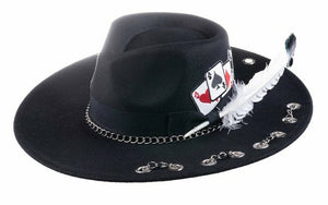 the gambler| diamond crown black / m/l (56-58cm)