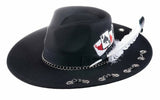 the gambler| diamond crown black / m/l (56-58cm)