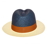 bicolor panama hat
