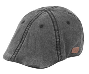 black washed denim|duckbill ivy cap black denim