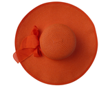 bahama|wide brim straw hats orange