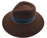Brown Wool Felt fedora