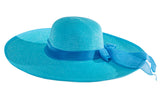 bahama|wide brim straw hats turquoise